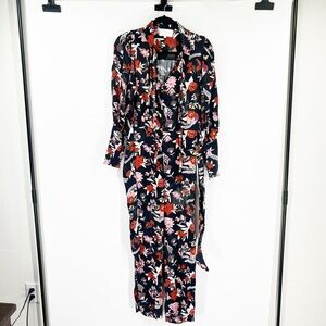 Carolina K Elis Jumpsuit Floral Long Sleeve